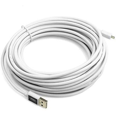 SYSTEM-S Cavo Micro USB da 13 m, Colore: Bianco SYSTEM-S Cavo Micro USB da 13 m, Colore: Bianco