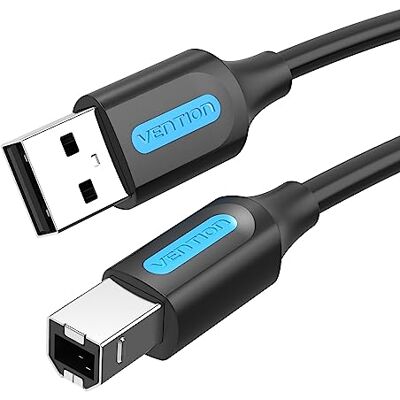 VENTION Cavo Stampante USB Cavo USB 2.0 Tipo A a USB Tipo B Maschio a Maschio Velocità di Trasferimento Dati Speed Fino a 480Mbps per HP, Dell, Canon, Lexmark, Xerox 1m VENTION Cavo Stampante USB Cavo USB 2.0 Tipo A a USB Tipo B Maschio a Maschio Velocità di Trasferimento Dati Speed Fino a 480Mbps per HP, Dell, Canon, Lexmark, Xerox 1m
