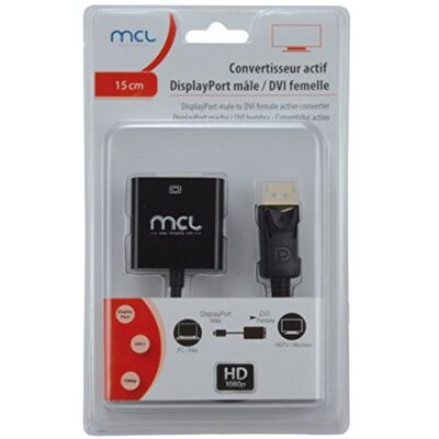 MCL Samar DVI DisplayPort maschio a femmina converter MCL Samar DVI DisplayPort maschio a femmina converter