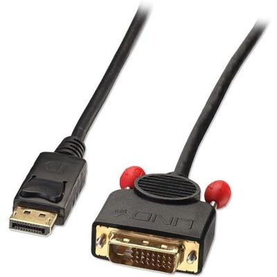 Lindy 41492 Cavo DisplayPort/DVI-D Attivo, 3 m, Nero Lindy 41492 Cavo DisplayPort/DVI-D Attivo, 3 m, Nero