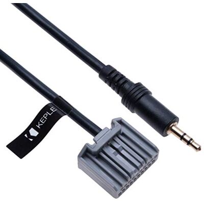 Keple AUX Input Audio Cable Adapter compatibile con Honda Accord Civic CRV veicolo Navigazione GPS Nav 3.5 mm 20 pin Interfaccia radio maschio Cavo di Connettore 1.5m Keple AUX Input Audio Cable Adapter compatibile con Honda Accord Civic CRV veicolo Navigazione GPS Nav 3.5 mm 20 pin Interfaccia radio maschio Cavo di Connettore 1.5m