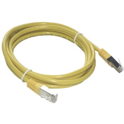 MCL Cable RJ45 Cat5e 15m Yellow cavo di rete Giallo MCL Cable RJ45 Cat5e 15m Yellow cavo di rete Giallo