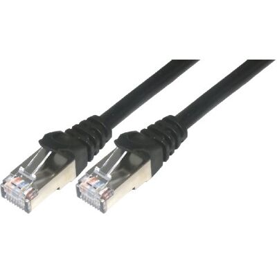 MCL Cavo per connessione di Rete F/UTP, categoria 6A, 10 m, Colore: Nero MCL Cavo per connessione di Rete F/UTP, categoria 6A, 10 m, Colore: Nero