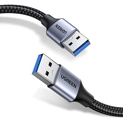UGREEN Cavo USB 3.0 Maschio in Nylon Alluminio Cable Type da Tipo A (0.5M) UGREEN Cavo USB 3.0 Maschio in Nylon Alluminio Cable Type da Tipo A (0.5M)