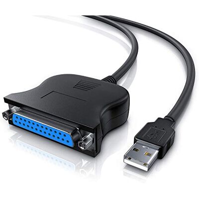 CSL-Computer CSL Cavo adattatore USB Parallelo LPT 25 Poli – Cavo usb per Stampante con porta parallela Plug e Play driver non richiesti – Win 10 – Lungo 90 cm CSL-Computer CSL Cavo adattatore USB Parallelo LPT 25 Poli – Cavo usb per Stampante con porta parallela Plug e Play driver non richiesti – Win 10 – Lungo 90 cm