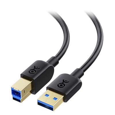 Cable Matters Cavo USB3.0 a USB-A, 5 Gbit/s, Nero 3 m USB B a USB-A cavo, USB3 cavo a tipo B, USB-A a B cavo, Tipo B 3.0 maschio Cable Matters Cavo USB3.0 a USB-A, 5 Gbit/s, Nero 3 m USB B a USB-A cavo, USB3 cavo a tipo B, USB-A a B cavo, Tipo B 3.0 maschio