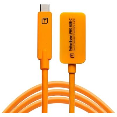 Tether Tools TetherBoost Pro USB-C Core Controller Extension Cable – Prolunga per cavo USB-C (arancione) Tether Tools TetherBoost Pro USB-C Core Controller Extension Cable – Prolunga per cavo USB-C (arancione)