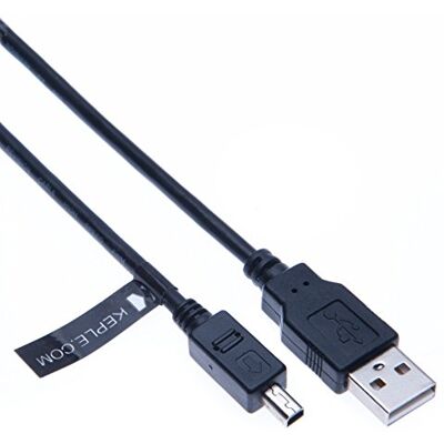 Keple Cavo dati USB mini a 4-pin Compatibile con Kodak EasyShare X6490, DX7440, DX7590, DX7630, CX7310, CX7330 CX7430 CX7525, JVC GC-QX3, GC-X GC-X3 / Konica Minolta DiMage 2330, 5, 7, 7HI, E203 (1 m) Keple Cavo dati USB mini a 4-pin Compatibile con Kodak EasyShare X6490, DX7440, DX7590, DX7630, CX7310, CX7330 CX7430 CX7525, JVC GC-QX3, GC-X GC-X3 / Konica Minolta DiMage 2330, 5, 7, 7HI, E203 (1 m)