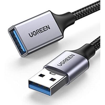 UGREEN Cavo Prolunga USB 3.0 Nylon Maschio A Femmina 5Gbps (5M) UGREEN Cavo Prolunga USB 3.0 Nylon Maschio A Femmina 5Gbps (5M)