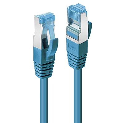 Lindy Cavo Patch Cat.6A S/FTP PIMF privo di Alogeni Blu, 20m Lindy Cavo Patch Cat.6A S/FTP PIMF privo di Alogeni Blu, 20m