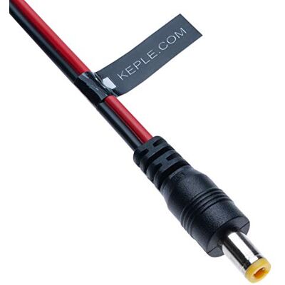 Keple DC cavo di prolunga di alimentazione maschio 2,1 mm / 5,5 mm a fine nudo Jack Pigtails spina spina Connettore Barrel Wire Compatibile con CCTV, DVR, LED, Monitor 0,3 m Keple DC cavo di prolunga di alimentazione maschio 2,1 mm / 5,5 mm a fine nudo Jack Pigtails spina spina Connettore Barrel Wire Compatibile con CCTV, DVR, LED, Monitor 0,3 m