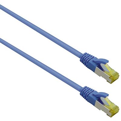 Helos Cavo patch ultra flessibile S/FTP Cat 6a TPE blu, 7,5 m Helos Cavo patch ultra flessibile S/FTP Cat 6a TPE blu, 7,5 m