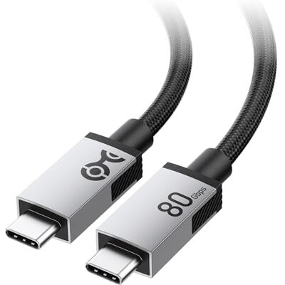 Cable Matters Cavo USB4 intrecciato premium 30 cm, 80 Gbit/s Cable Matters Cavo USB4 intrecciato premium 30 cm, 80 Gbit/s