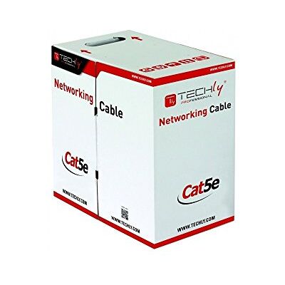 Techly Professional 028061 Matassa F/UTP Cavo Cat.5E CCA 305m Rigido Grigio Grigio Techly Professional 028061 Matassa F/UTP Cavo Cat.5E CCA 305m Rigido Grigio Grigio
