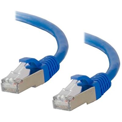 C2G 0,3 m (Arrotolato schermato Cat. 6A SSTP, Cavo di Rete Patch, Colore: Nero Blu Blu 5 m C2G 0,3 m (Arrotolato schermato Cat. 6A SSTP, Cavo di Rete Patch, Colore: Nero Blu Blu 5 m
