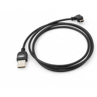 SYSTEM-S Cavo Mini USB, Angolo di 90 Gradi a Sinistra, 140 cm SYSTEM-S Cavo Mini USB, Angolo di 90 Gradi a Sinistra, 140 cm