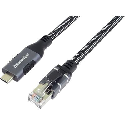Cavo Ethernet USB-C a LAN RJ45 3m PremiumCord Cavo Ethernet USB-C a LAN RJ45 3m PremiumCord