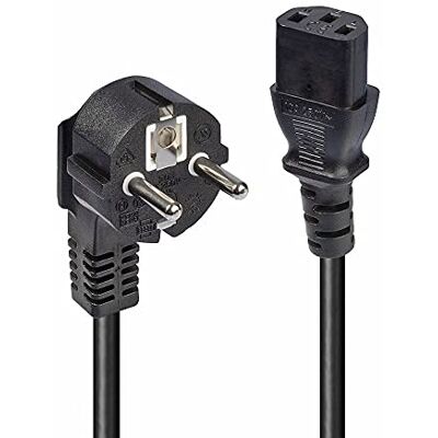 Lindy Cavo di Alimentazone Schuko IEC, 3m Lindy Cavo di Alimentazone Schuko IEC, 3m