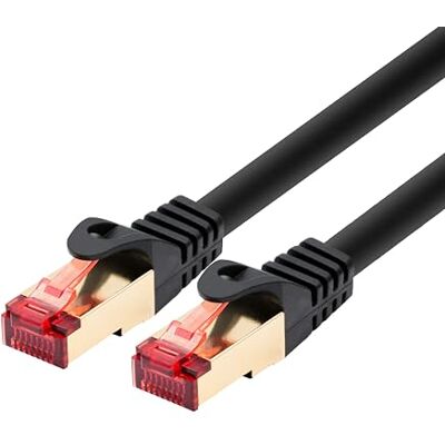 BIGtec Cavo Ethernet 0,25 m Cavo LAN RJ45 Cavo Patch nero doppia schermatura BIGtec Cavo Ethernet 0,25 m Cavo LAN RJ45 Cavo Patch nero doppia schermatura