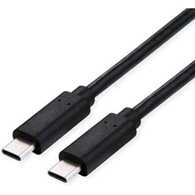 Value USB4 Gen3x2 Cavo C-C, ST/ST, 40 Gbit/s, 100 W, nero, 0,5 m Value USB4 Gen3x2 Cavo C-C, ST/ST, 40 Gbit/s, 100 W, nero, 0,5 m