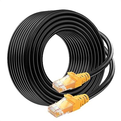 Cable Matters Cavo patch Ethernet Cat 6A UTP 24 AWG, nero, 30,5 m Cable Matters Cavo patch Ethernet Cat 6A UTP 24 AWG, nero, 30,5 m