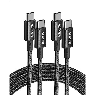 Anker Cavo USB C, 100W 333 Cavo USB Type-C, Confezione Doppia Anker Cavo USB C, 100W 333 Cavo USB Type-C, Confezione Doppia