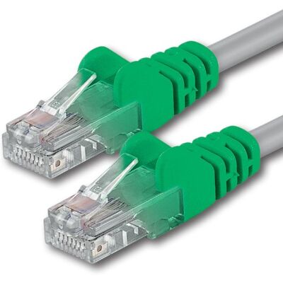 1aTTack.de 7684758 1x 20m Gray Crossover Cavo di rete Cat6 Cat 6 Ethernet LAN 1000 Mbit/s RJ45 1aTTack.de 7684758 1x 20m Gray Crossover Cavo di rete Cat6 Cat 6 Ethernet LAN 1000 Mbit/s RJ45