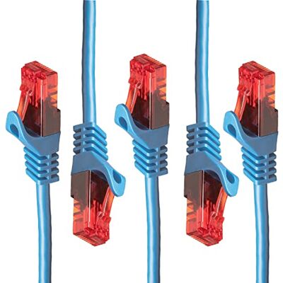 BIGtec , cavo di rete ethernet (2 RJ45, cat.5e, cavo patch UTP, 1000 Mbit/s, adatto per switch, connessioni DSL, router, modem, WAP) BIGtec , cavo di rete ethernet (2 RJ45, cat.5e, cavo patch UTP, 1000 Mbit/s, adatto per switch, connessioni DSL, router, modem, WAP)