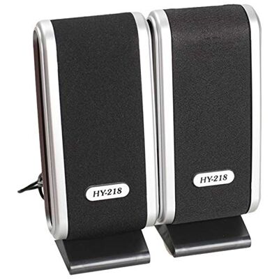 Lafeier 2 Pz USB Altoparlanti del Computer Portatile Altoparlante Stereo 3.5mm con Ear Jack per Desktop PC Laptop Lafeier 2 Pz USB Altoparlanti del Computer Portatile Altoparlante Stereo 3.5mm con Ear Jack per Desktop PC Laptop
