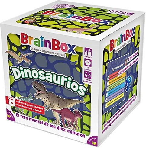 ASMODEE JUEGO DE MESA BRAINBOX DINOSAURIOS PEGI 5