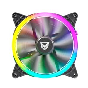 Nfortec DRACO X 140mm A-RGB Fan Black, Ventilatore supplementare Nero per PC Illuminazione RGB Personalizzabile, Max 1300 RPM, Cuscinetti idraulici, 12V 0,26A +-20%,4 viti installazione Nfortec DRACO X 140mm A-RGB Fan Black, Ventilatore supplementare Nero per PC Illuminazione RGB Personalizzabile, Max 1300 RPM, Cuscinetti idraulici, 12V 0,26A +-20%,4 viti installazione