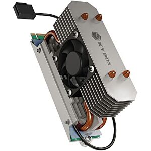 ICY BOX Dissipatore di calore M.2, per SSD M.2 NVMe & SATA fino a 2280, con ventola di raffreddamento attiva da 30 mm e cuscinetto termico. ICY BOX Dissipatore di calore M.2, per SSD M.2 NVMe & SATA fino a 2280, con ventola di raffreddamento attiva da 30 mm e cuscinetto termico.
