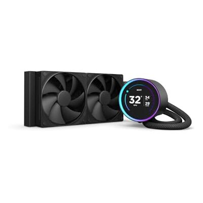 NZXT Kraken Elite 240 Dissipatore CPU AIO 240mm, LCD Nero NZXT Kraken Elite 240 Dissipatore CPU AIO 240mm, LCD Nero