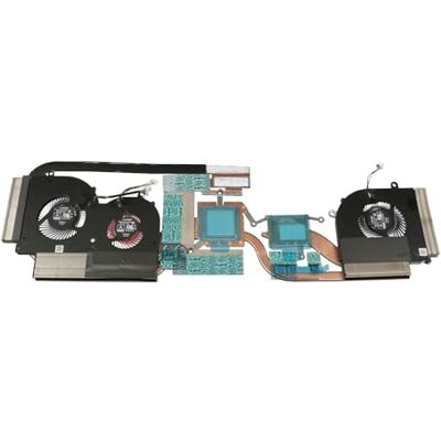 MSI GS65 Stealth Thin 8RE/8RF (MS-16Q2) originale CPU/GPU-Ventola con dissipatore di calore MSI GS65 Stealth Thin 8RE/8RF (MS-16Q2) originale CPU/GPU-Ventola con dissipatore di calore
