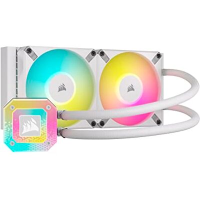 Corsair iCUE H100i ELITE CAPELLIX XT Dissipatore a Liquido per CPU Due Ventole AF120 RGB ELITE Radiatore di 240 mm Intel® LGA 1700, 1200, 115X, 2066, AMD® AM5, AM4 Bianco Corsair iCUE H100i ELITE CAPELLIX XT Dissipatore a Liquido per CPU Due Ventole AF120 RGB ELITE Radiatore di 240 mm Intel® LGA 1700, 1200, 115X, 2066, AMD® AM5, AM4 Bianco