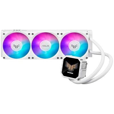 Asus TUF GAMING LC III 360 ARGB LCD WHT, Dissipatore AIO a Liquido, Bianco Asus TUF GAMING LC III 360 ARGB LCD WHT, Dissipatore AIO a Liquido, Bianco