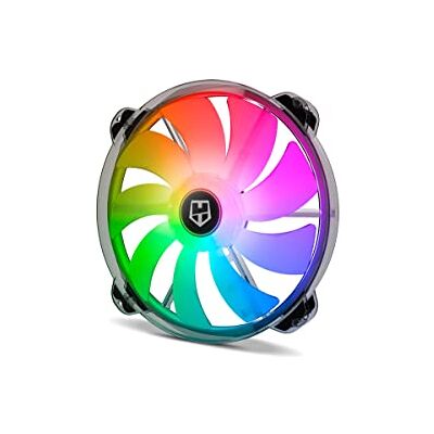 Xtreme Nox Hummer X200 -NXHUMMERX200FAN- Ventola per case PC da 200 mm, ARGB, 9 pale traslucide, design super sottile e silenzioso, cuscinetti idraulici, supporti angolari in gomma Xtreme Nox Hummer X200 -NXHUMMERX200FAN- Ventola per case PC da 200 mm, ARGB, 9 pale traslucide, design super sottile e silenzioso, cuscinetti idraulici, supporti angolari in gomma