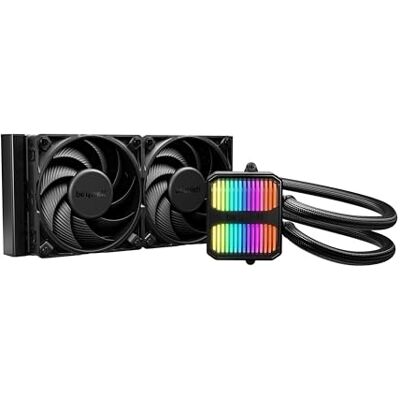 be quiet! Silent Loop 3 240mm raffreddamento a liquido, 2 ventole Silent Wings 4 120mm PWM high-speed, blocco di raffreddamento altamente sviluppato, potente design della pompa a 3 camere be quiet! Silent Loop 3 240mm raffreddamento a liquido, 2 ventole Silent Wings 4 120mm PWM high-speed, blocco di raffreddamento altamente sviluppato, potente design della pompa a 3 camere