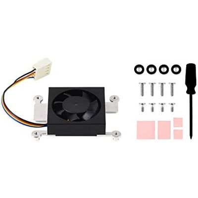 Waveshare Per Raspberry Pi Compute Module 4 Ventola di Raffreddamento Raspberry Pi CM4 Dissipatore di Calore CPU Cooler Radiatore con Nastri Termici, Bassa Rumorosità, Dissipazione del Calore Veloce Waveshare Per Raspberry Pi Compute Module 4 Ventola di Raffreddamento Raspberry Pi CM4 Dissipatore di Calore CPU Cooler Radiatore con Nastri Termici, Bassa Rumorosità, Dissipazione del Calore Veloce