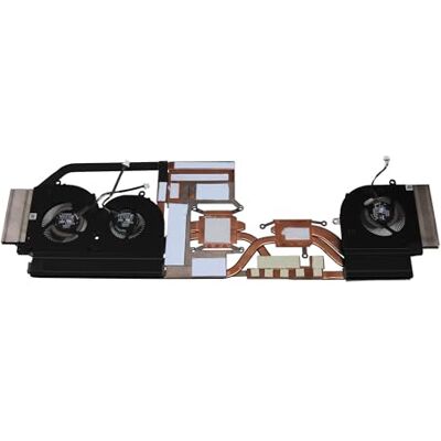 MSI E32-2500610-A87 originale Ventola con dissipatore di calore (CPU/GPU) per Creator 17 A10SD/A10SE/A10SF (MS-17G3), GS75 Stealth 10SE/10SGS (MS-17G3), GS75 Stealth 10SF/10SFS MSI E32-2500610-A87 originale Ventola con dissipatore di calore (CPU/GPU) per Creator 17 A10SD/A10SE/A10SF (MS-17G3), GS75 Stealth 10SE/10SGS (MS-17G3), GS75 Stealth 10SF/10SFS
