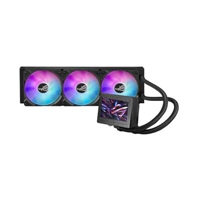Asus ROG Ryujin III 360 ARGB Dispositivo di raffreddamento a liquido all-in-one, Cooler CPU con LCD 3,5", Pompa Asetek di 8a generazione, Ventole del radiatore ROG ARGB da 120 mm, Daisy Chain, Nero Asus ROG Ryujin III 360 ARGB Dispositivo di raffreddamento a liquido all-in-one, Cooler CPU con LCD 3,5", Pompa Asetek di 8a generazione, Ventole del radiatore ROG ARGB da 120 mm, Daisy Chain, Nero
