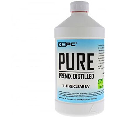 XSPC Coolant, 1 Litro Chiaro, UV Raffreddamento del Computer per Fotocamera, 1 cm x 1 cm x 1 cm XSPC Coolant, 1 Litro Chiaro, UV Raffreddamento del Computer per Fotocamera, 1 cm x 1 cm x 1 cm