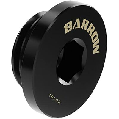 BARROW TBLDS Ultra Thin Tappo Plug Thread G1/4 Nero BARROW TBLDS Ultra Thin Tappo Plug Thread G1/4 Nero