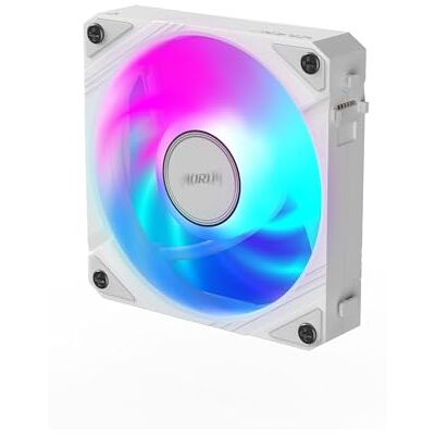 Gigabyte AORUS EZ Chain Fan 120 ICE, 120 mm Hydro Dynamic Bearing ARGB Computer Case Fan Gigabyte AORUS EZ Chain Fan 120 ICE, 120 mm Hydro Dynamic Bearing ARGB Computer Case Fan