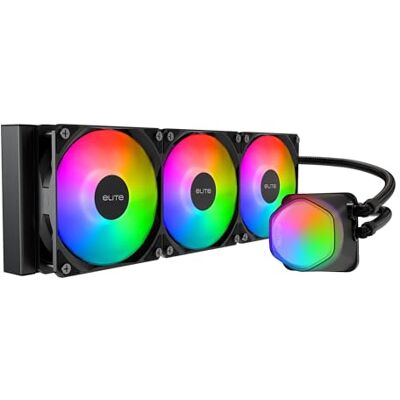 Cooler Master MasterLiquid ML360R RGB Dissipatore CPU a Liquido Sincronizzazione Illuminazione ARGB, Design Pompa Premium e Tre Ventole MF120R ARGB Cooler Master MasterLiquid ML360R RGB Dissipatore CPU a Liquido Sincronizzazione Illuminazione ARGB, Design Pompa Premium e Tre Ventole MF120R ARGB