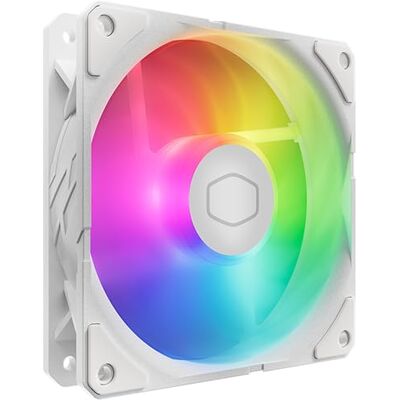 Cooler Master SickleFlow Edge 120 ARGB Ventola da 120 mm (690~2500 RPM, PWM), Flusso d'Aria Elevato (70,7 CFM) e Pressione Statica (3,61 mmH2O), ARGB Gen 2, Controller LED, 32,8 dBA Max. Bianco Cooler Master SickleFlow Edge 120 ARGB Ventola da 120 mm (690~2500 RPM, PWM), Flusso d'Aria Elevato (70,7 CFM) e Pressione Statica (3,61 mmH2O), ARGB Gen 2, Controller LED, 32,8 dBA Max. Bianco