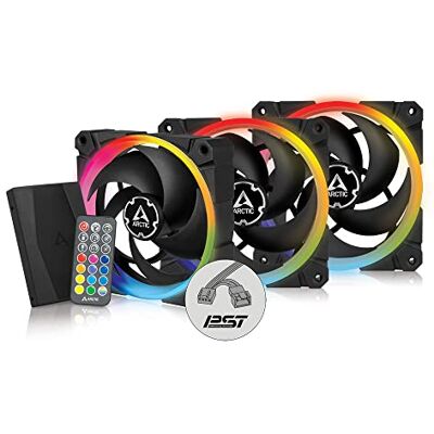 Arctic BioniX P120 A-RGB (nero, confezione da 3 con controller e telecomando) Arctic BioniX P120 A-RGB (nero, confezione da 3 con controller e telecomando)
