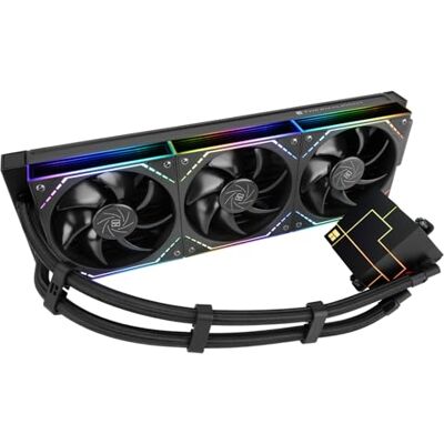 Thermalright TR Core Matrix 360 ARGB Black V2 Raffreddatore liquido CPU AIO con 3 ventole modulari, velocità pompa dell'acqua 2800 giri/min, per AM4/AM5, Intel LGA1150/1151/1200/1700/1851 Thermalright TR Core Matrix 360 ARGB Black V2 Raffreddatore liquido CPU AIO con 3 ventole modulari, velocità pompa dell'acqua 2800 giri/min, per AM4/AM5, Intel LGA1150/1151/1200/1700/1851