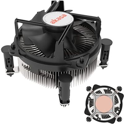 Akasa Dispositivo di Raffreddamento Intel® LGA1700 Mini-ITX in Alluminio AK-CC6606BP01 Akasa Dispositivo di Raffreddamento Intel® LGA1700 Mini-ITX in Alluminio AK-CC6606BP01