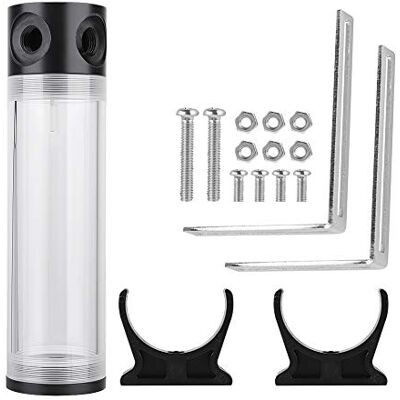 VBESTLIFE serbatoio raffreddamento ad acqua, 190 mm/240 mm/300 mm/400 mm * 50 mm diametro pom cilindrica CPU di raffreddamento ad acqua nel serbatoio kit dissipatore di calore per computer VBESTLIFE serbatoio raffreddamento ad acqua, 190 mm/240 mm/300 mm/400 mm * 50 mm diametro pom cilindrica CPU di raffreddamento ad acqua nel serbatoio kit dissipatore di calore per computer